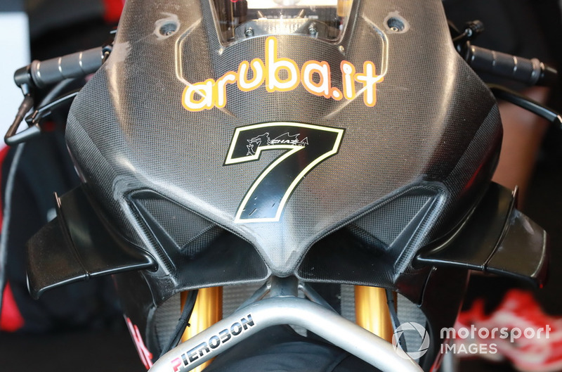 Bike von Chaz Davies, Aruba.it Racing-Ducati SBK Team