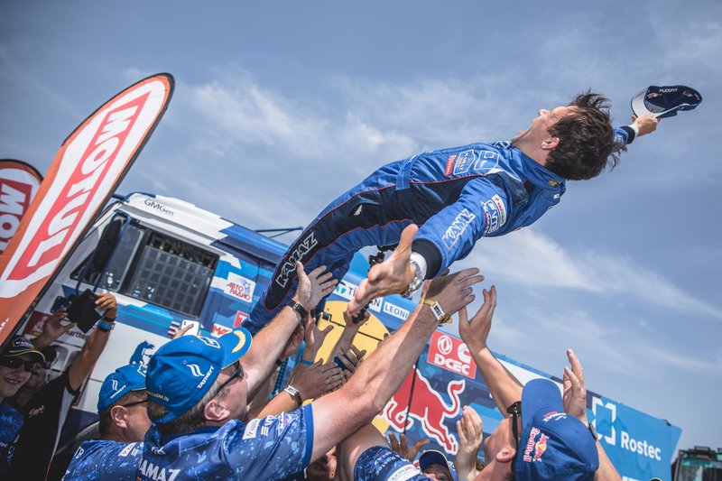 Festeggiamenti del Team Kamaz Master