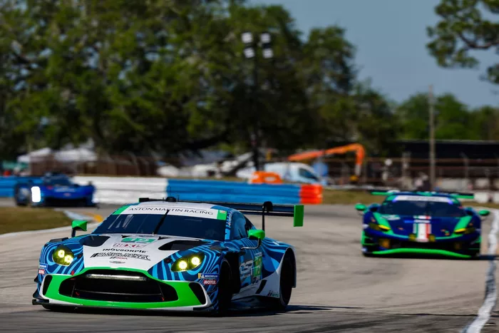 #19 van der Steur Racing Aston Martin Vantage GT3 Evo: Rory van der Steur, Valentin Hasse-Clot, Anthony McIntosh