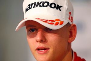 Press conference, Mick Schumacher, PREMA Theodore Racing Dallara F317 - Mercedes-Benz