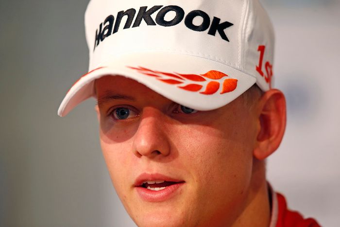 Conferencia de prensa, Mick Schumacher, PREMA Theodore Racing Dallara F317 - Mercedes-Benz
