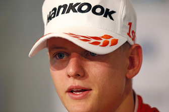 Press conference, Mick Schumacher, PREMA Theodore Racing Dallara F317 - Mercedes-Benz