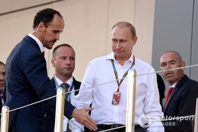 Alexandre Molina, Allsport Management ve Vladimir Putin, Rusya Başkanı