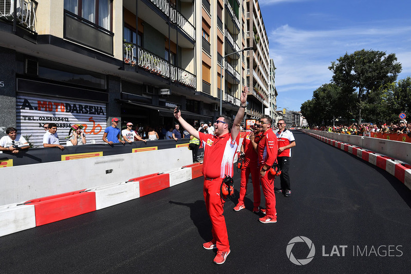 Mecánicos de Ferrari
