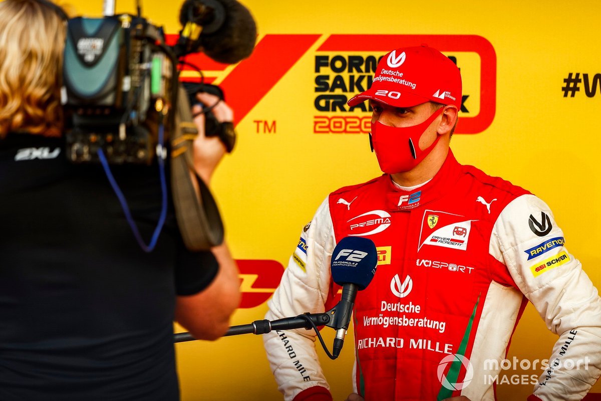 Mick Schumacher, Prema Racing parla alla stampa dopo aver vinto il titolo