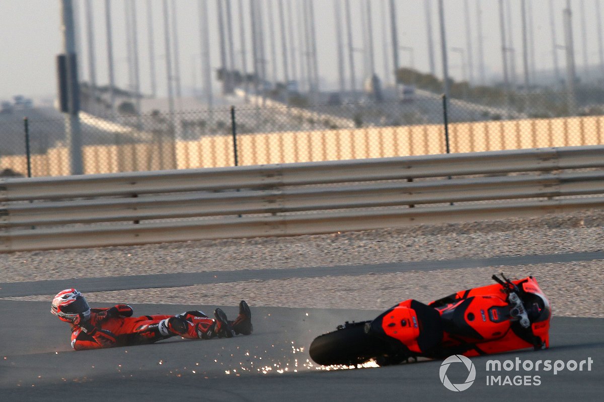 Iker Lecuona, KTM Tech3 crash