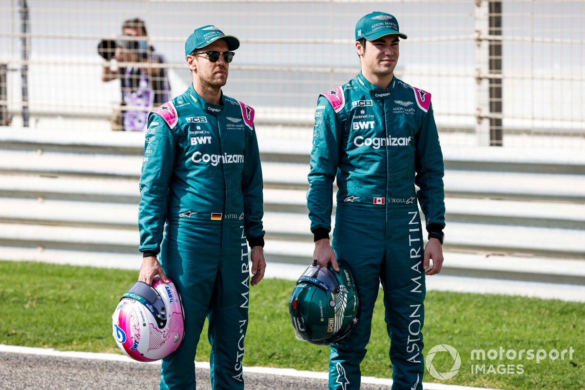 Sebastian Vettel, Aston Martin y Lance Stroll, Aston Martin