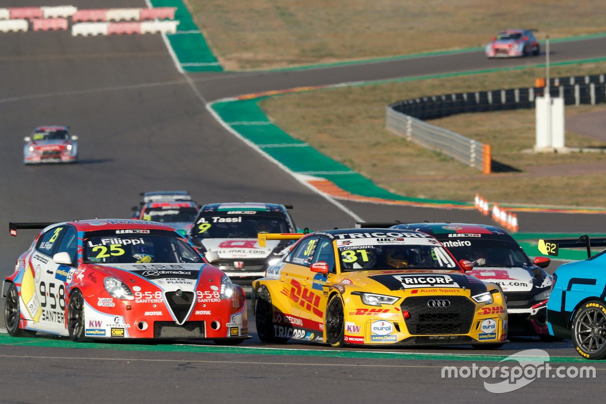 Luca Filippi, Mulsanne Alfa Romeo Giulietta TCR, Tom Coronel, Comtoyou DHL Team Audi Sport Audi RS3 LMS