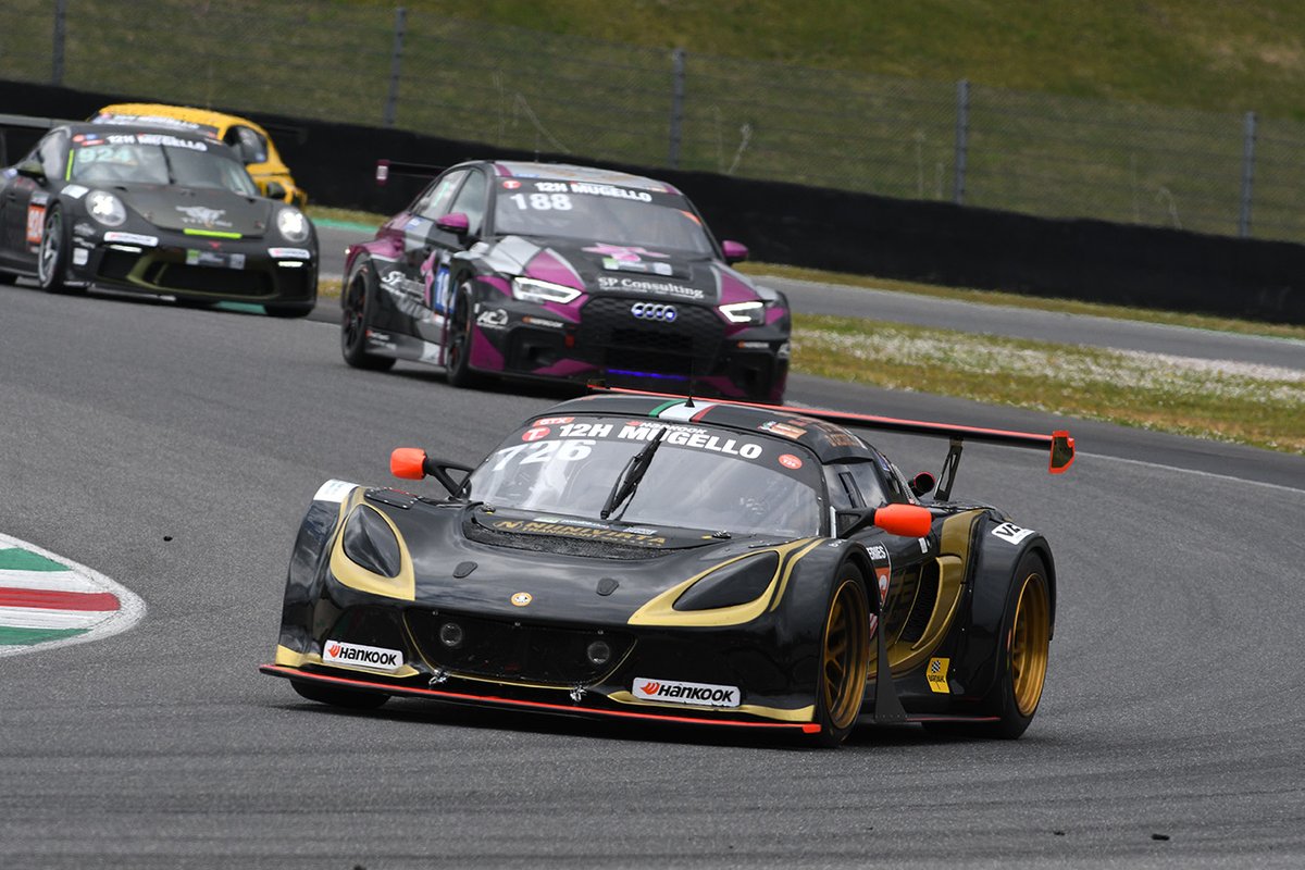 #726 Lotus PB Racing: Stefano D'Aste, Vito Utzieri, Daniel Grimaldi, Massimo Abbati, Lotus Exige V6 Cup