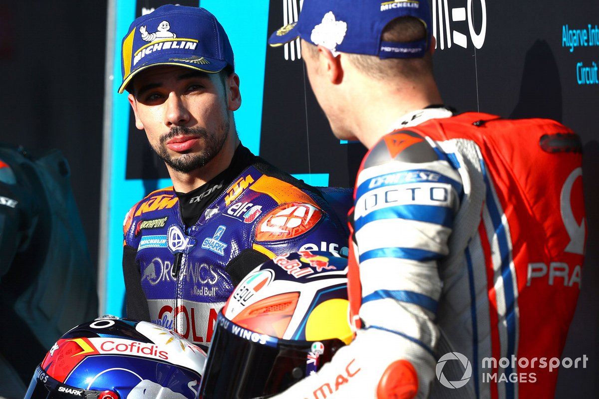 Ganador de la pole Miguel Oliveira, Red Bull KTM Tech 3