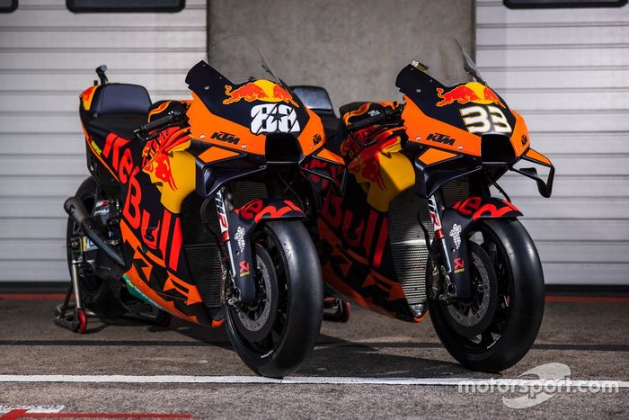 Motos de Miguel Oliveira, Red Bull KTM Factory Racing y Brad Binder, Red Bull KTM Factory Racing