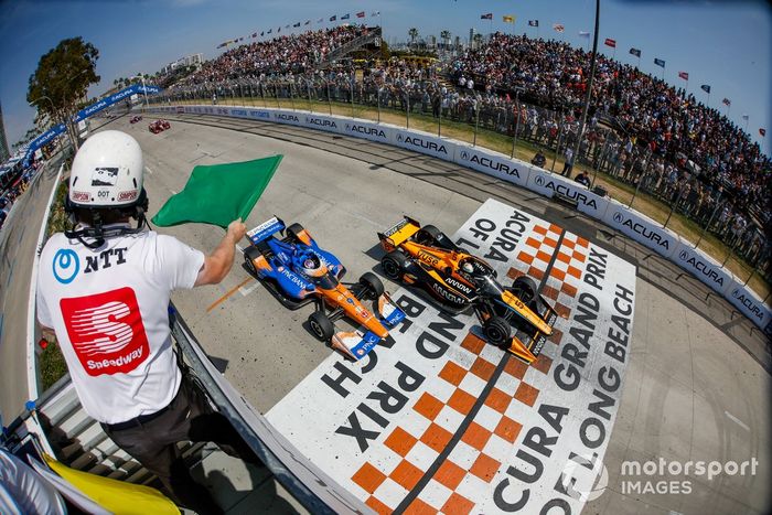 Patricio O'Ward, Arrow McLaren SP Chevrolet Scott Dixon, Chip Ganassi Racing Honda