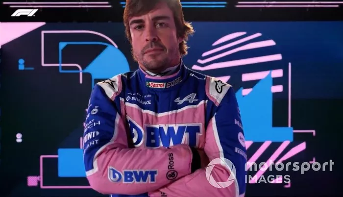 Alonso en el vídeo de introducción de la F1 2022