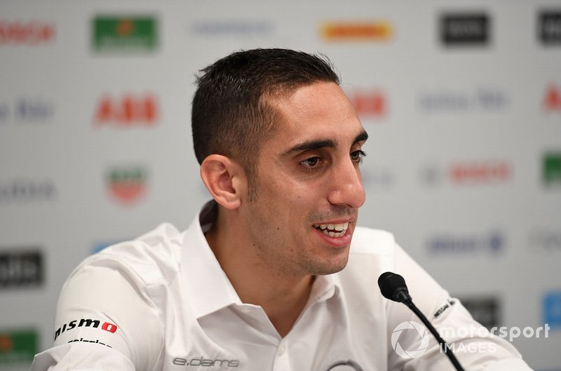 Sébastien Buemi, Nissan e.Dams, durante la conferenza stampa