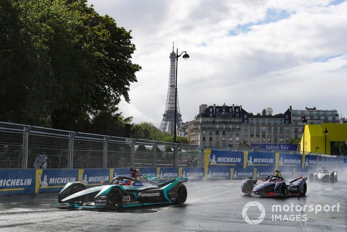 Mitch Evans, Panasonic Jaguar Racing, Jaguar I-Type 3, Sam Bird, Envision Virgin Racing, Audi e-tron FE05 