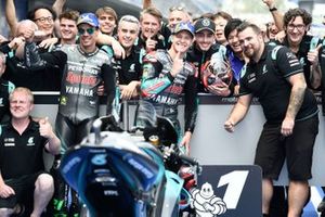 Polesitter Fabio Quartararo, Petronas Yamaha SRT, tweede Franco Morbidelli, Petronas Yamaha SRT