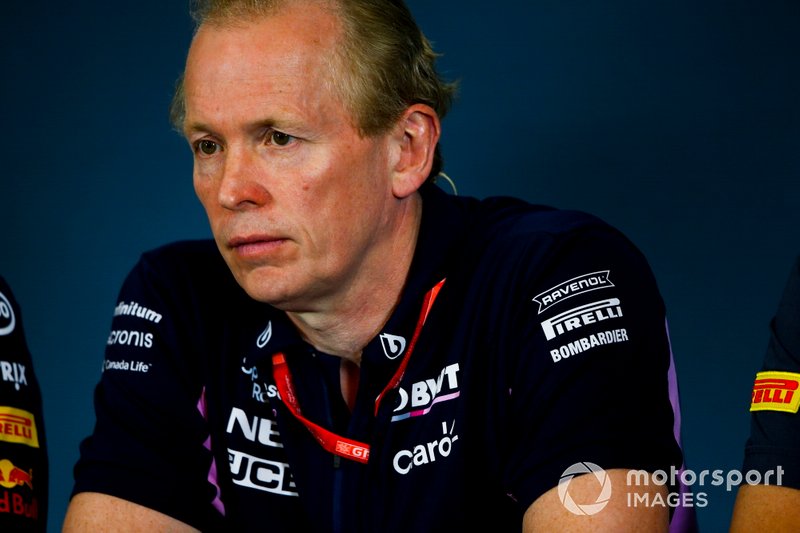 Andrew Green, Technical Director, Racing Point, in the team principals Press Conference
