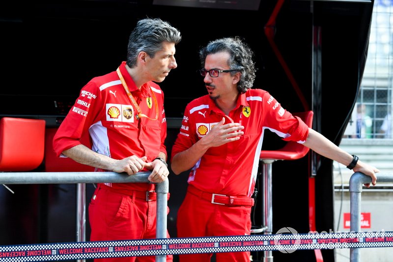 Laurent Mekies, Sporting Director, Ferrari pit wall