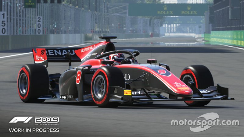 Imagen de la F2 en el 'F1 2019'