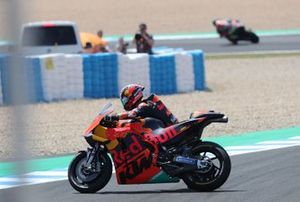 Johann Zarco, Red Bull KTM Factory Racing, après sa chute