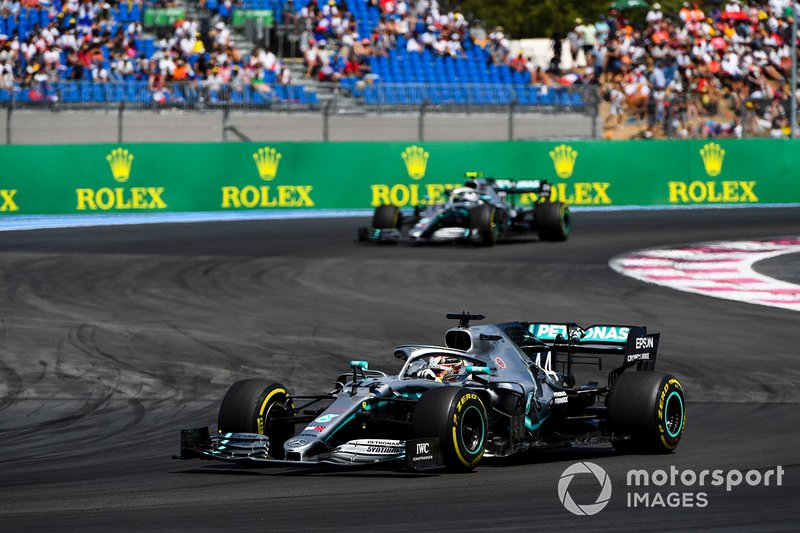 Lewis Hamilton sempre esteve à frente de seu companheiro de equipe.