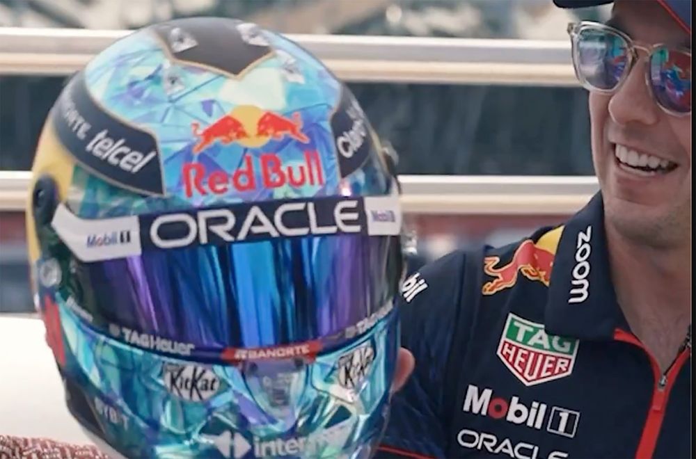 Casco Mónaco, Sergio Pérez, Red Bull