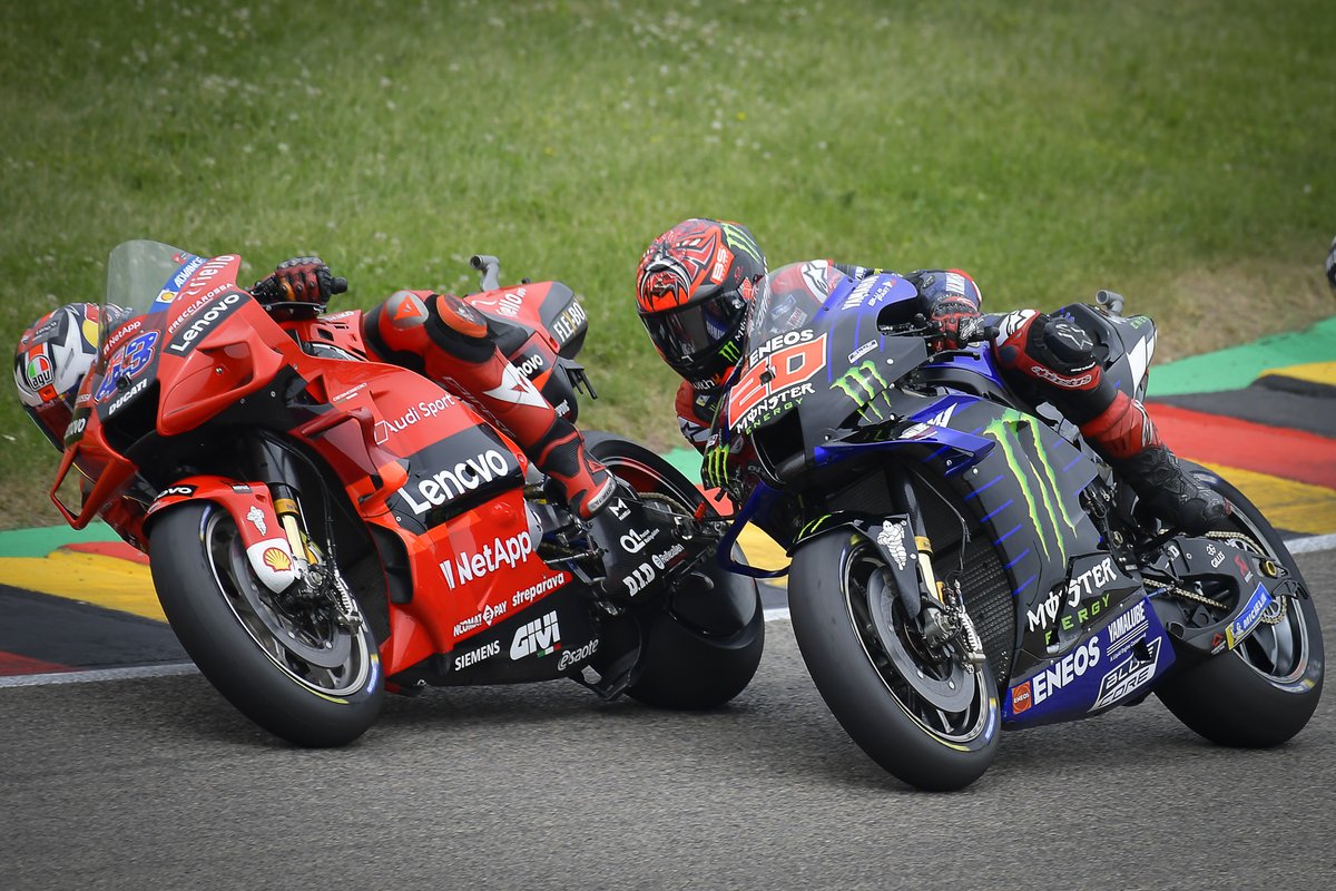 Jack Miller, Ducati Team, Fabio Quartararo, Yamaha Factory Racing