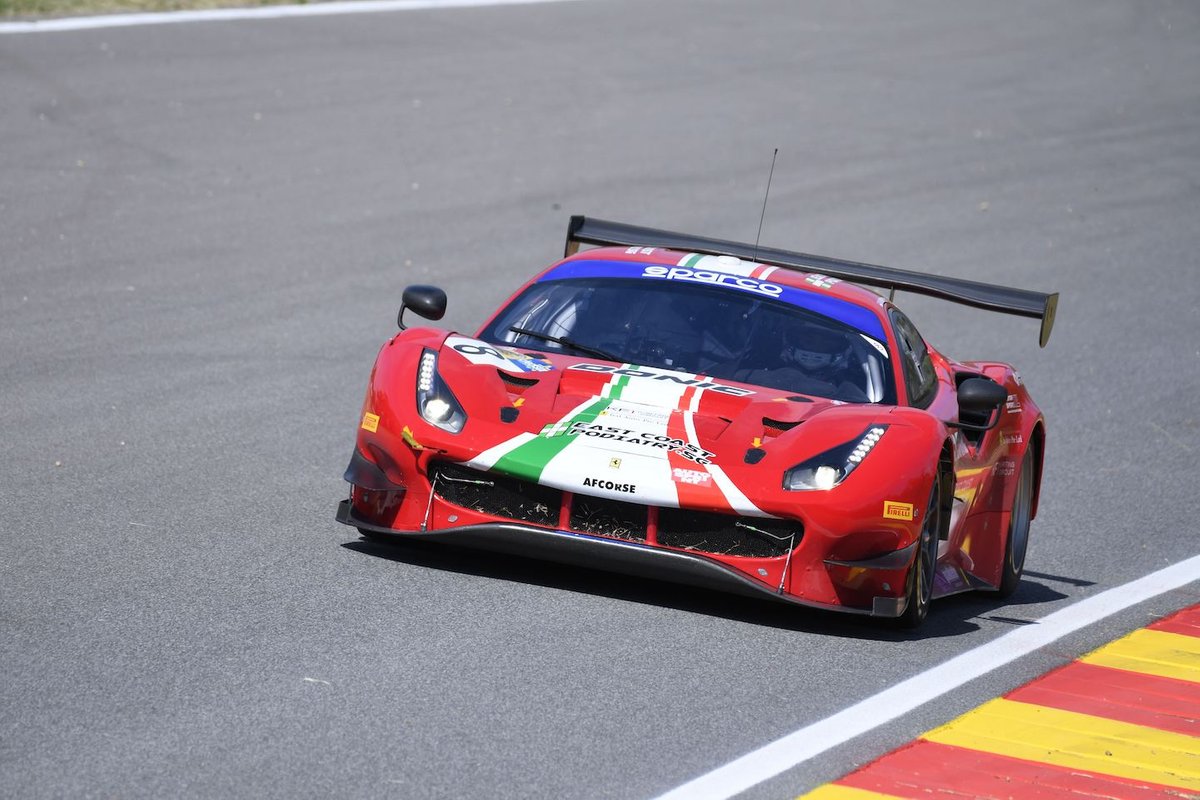 #8 AF Corse, Ferrari 488 GT3 Evo: Carrie Schreiner, Sean Hudspeth, Antonio Fuoco