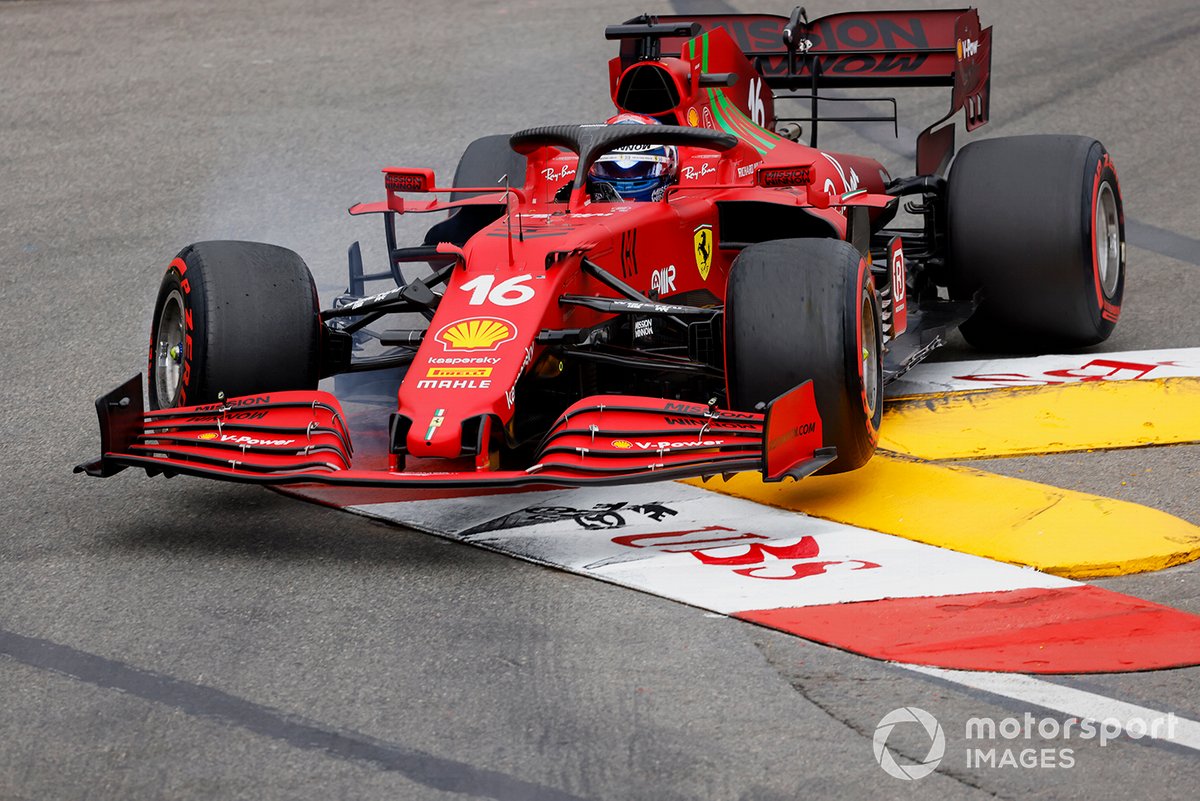 Incidente di Charles Leclerc, Ferrari SF21