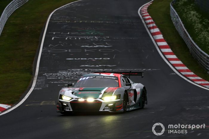 #29 Audi Sport Team Land Audi R8 LMS GT3: Christopher Mies, Kelvin van der Linde, Rene Rast, Frédéric Vervisch