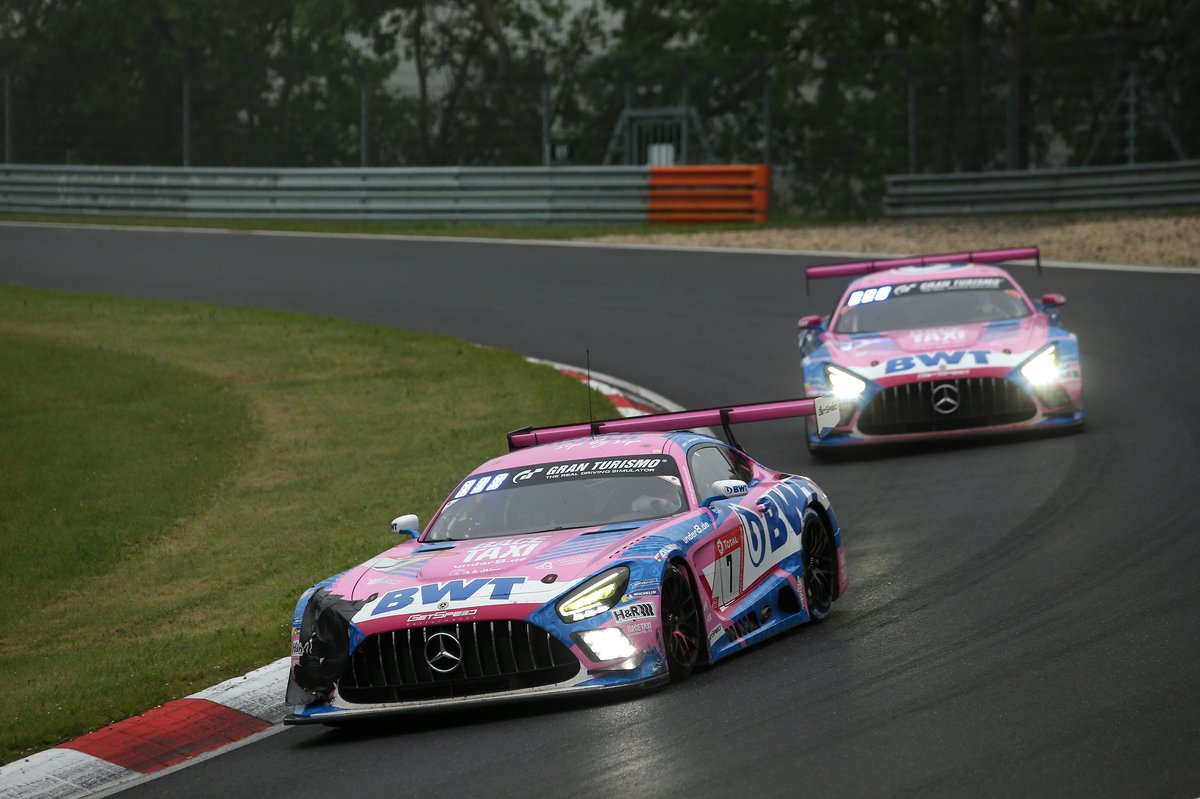 #7 Mercedes-AMG Team GetSpeed Mercedes-AMG GT3: Maximilian Götz, Daniel Juncadella, Raffaele Marciello, Fabian Schiller, Jules Gounon, #8 Mercedes-AMG Team GetSpeed Mercedes-AMG GT3: Jules Gounon, Dirk Mu?ller, Fabian Schiller, Matthieu Vaxiviere