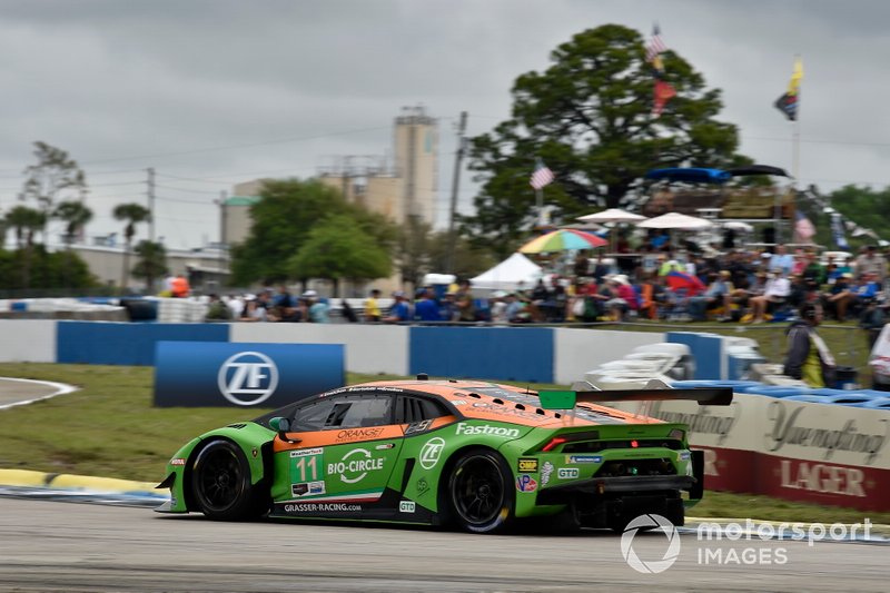 #11 GRT Grasser Racing Team Lamborghini Huracan GT3, GTD: Mirko Bortolotti, Rik Breukers, Rolf Ineichen