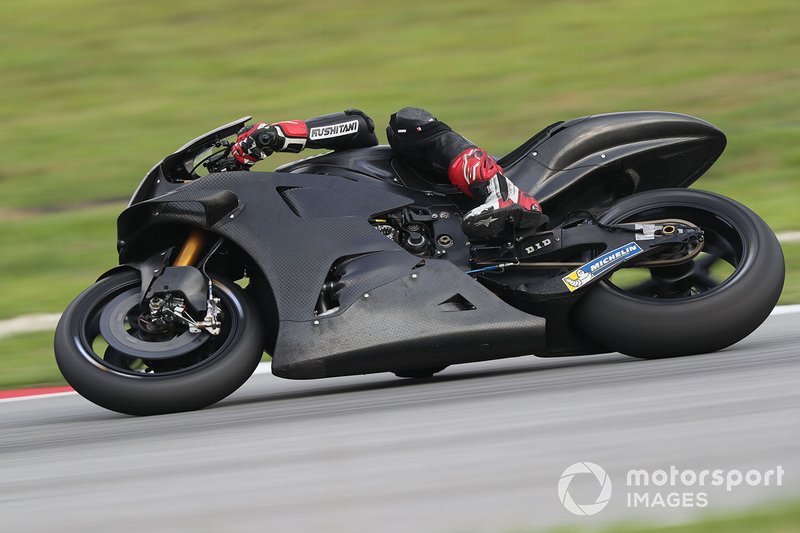 Moto Yamaha per i test