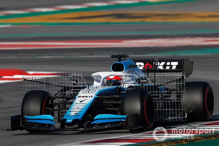 Robert Kubica, Williams FW42, con sensores aerodinámicos
