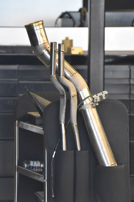 Mercedes AMG F1 exhaust detail at Australian GP HighRes Professional