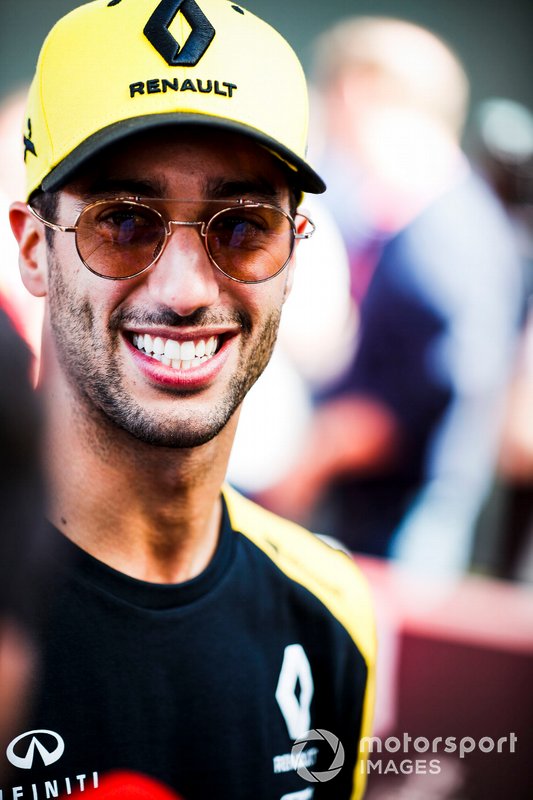 Daniel Ricciardo, Renault F1 Team basın toplantısında
