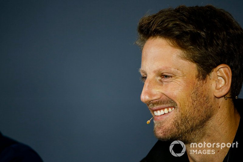 Romain Grosjean, Haas F1 in Press Conference