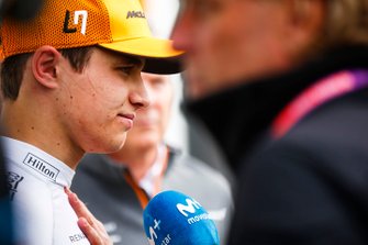 Lando Norris, McLaren, en interview