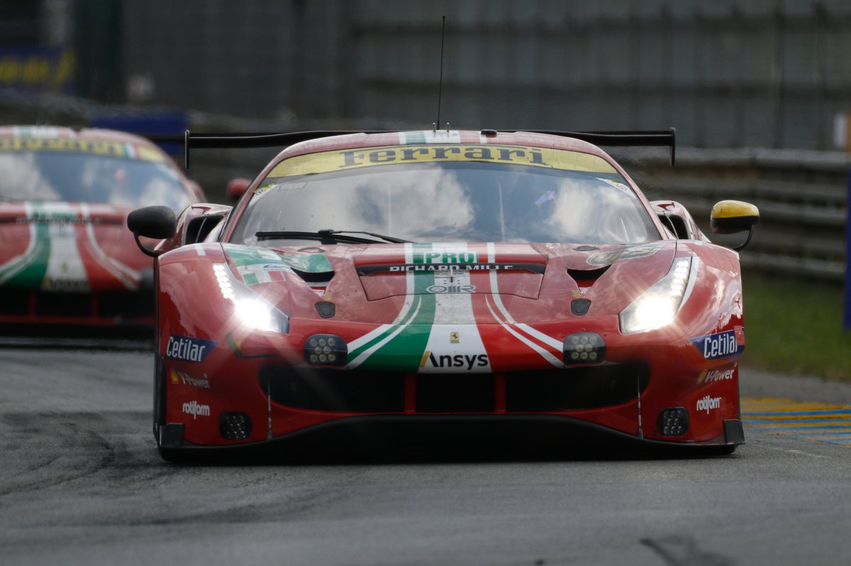 #52 AF Corse Ferrari 488 GTE EVO LMGTE Pro, Daniel Serra, Miguel Molina, Sam Bird