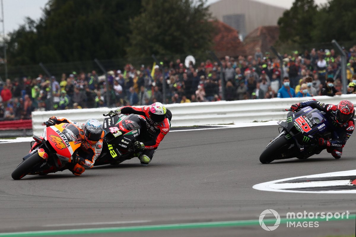Pol Espargaro, Repsol Honda Team, Aleix Espargaro, Aprilia Racing Team Gresini, Fabio Quartararo, Yamaha Factory Racing