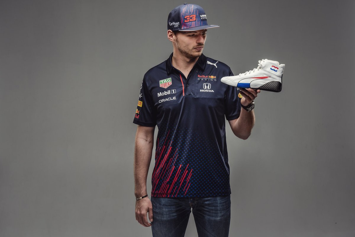 Max Verstappen, Red Bull Racing met Dutch GP schoen