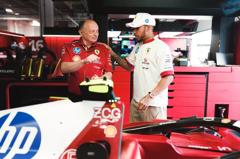 Lewis Hamilton, Ferrari, Frédéric Vasseur