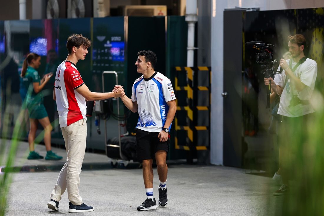 Oliver Bearman, Haas F1 Team, Isack Hadjar, Racing Bulls Team