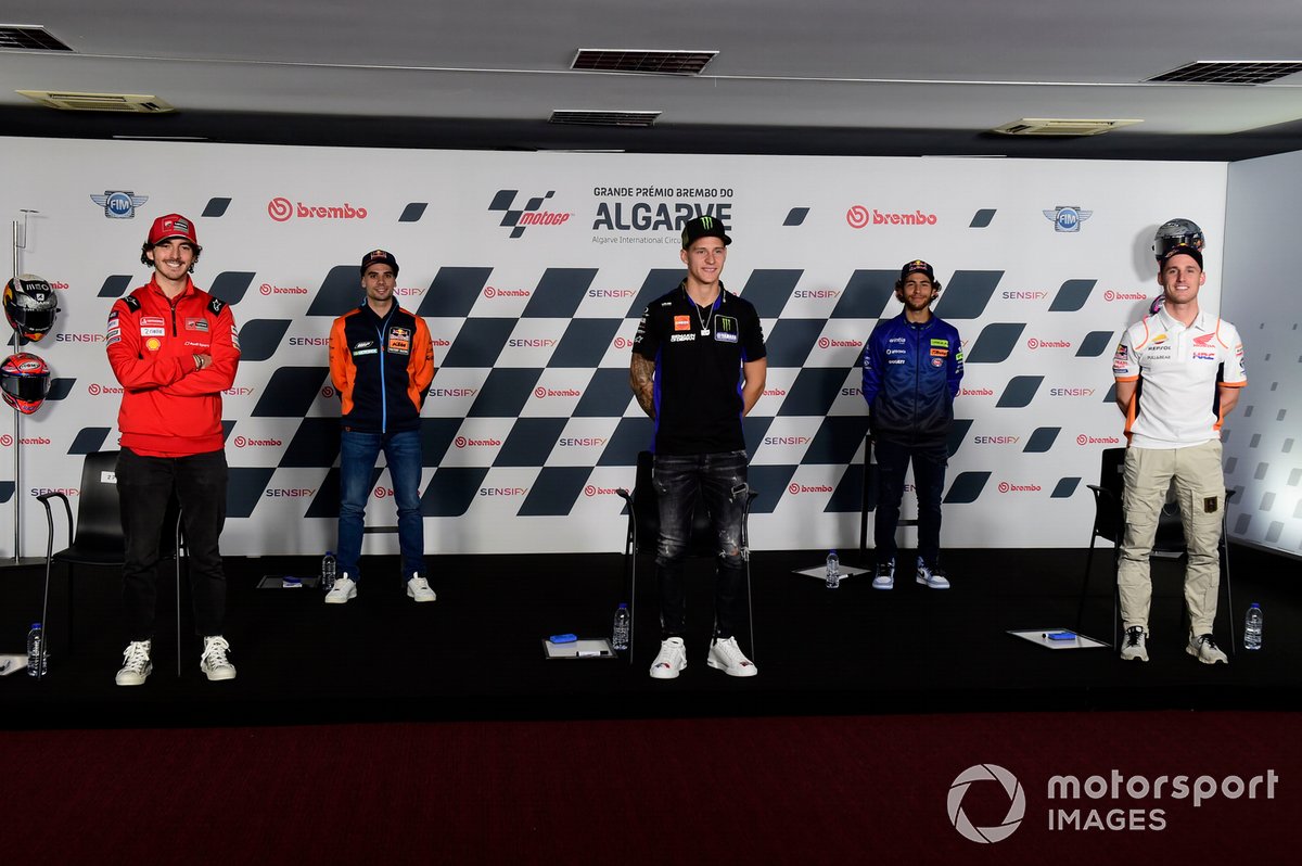 Francesco Bagnaia, Ducati Team, Miguel Oliveira, Red Bull KTM Factory Racing, Fabio Quartararo, Yamaha Factory Racing, Enea Bastianini, Esponsorama Racing, Pol Espargaro, Repsol Honda Team
