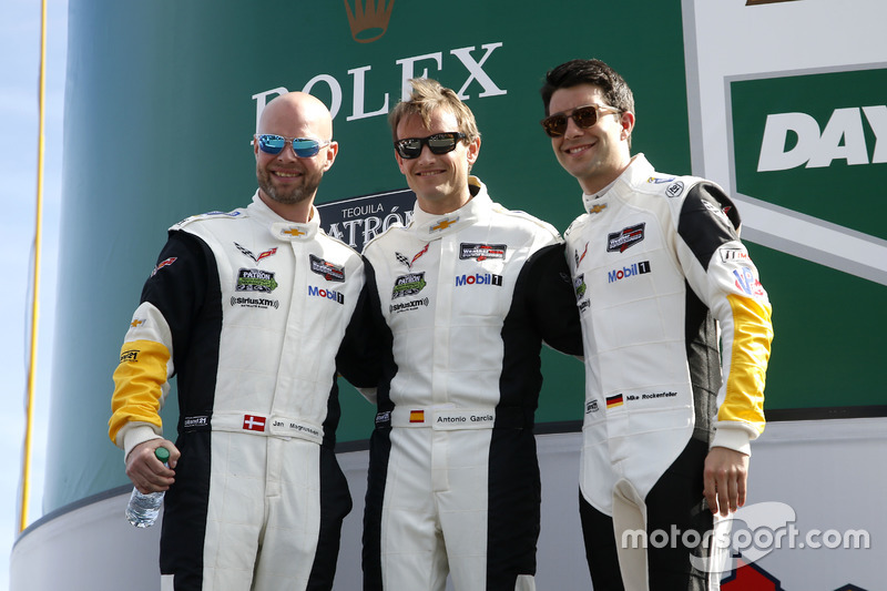 Jan Magnussen, Antonio Garcia und Mike Rockenfeller