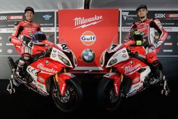 Joshua Brookes, Milwaukee BMW et Karel Abraham, Milwaukee BMW