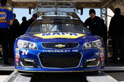 Chase Elliott, Hendrick Motorsports Chevrolet, bei der technischen Abnahme