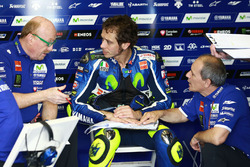 Valentino Rossi, Yamaha Factory Racing with Silvano Galbusera and Luca Cadalora