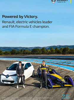 Renault FIA Formula E, poster celebrativi del titolo piloti e costruttori