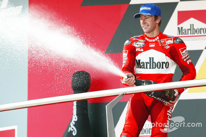 Podium : troisième place pour Troy Bayliss, Ducati Team